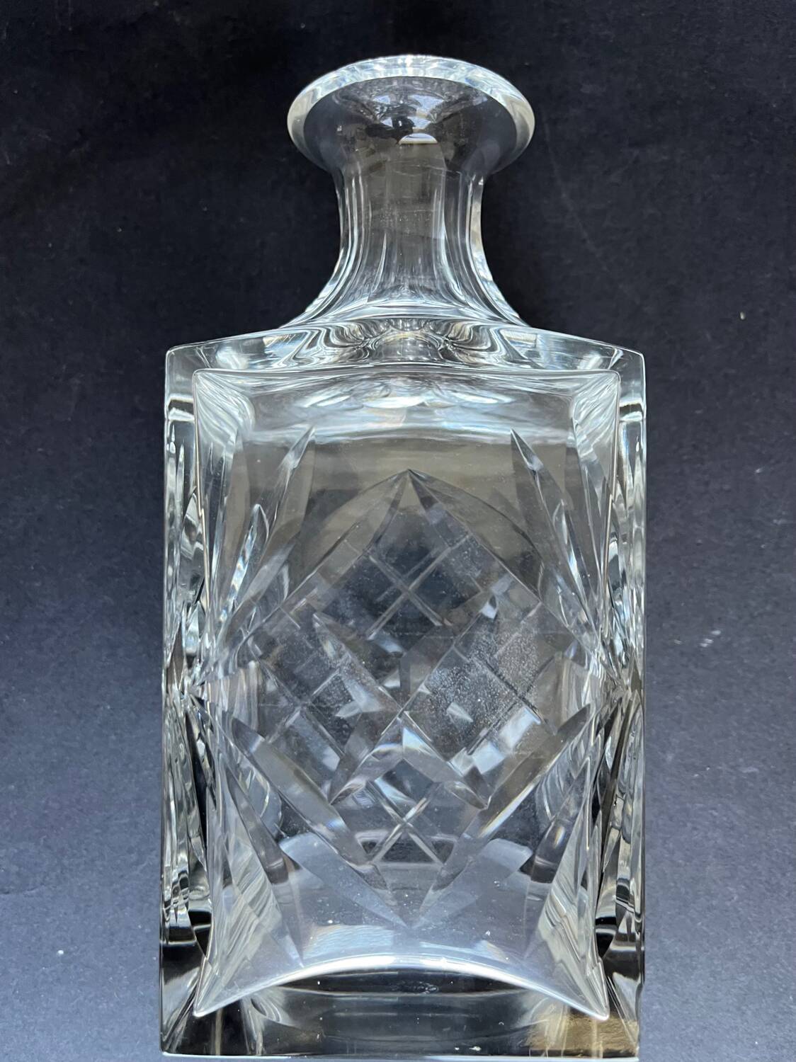 Saint Louis crystal whiskey decanter