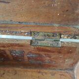Old wooden box assemblage dovetail 19th century