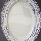 Oval dish manufacture Colbert Creil & Montereau
