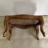 Cane footrest in walnut, 19th century