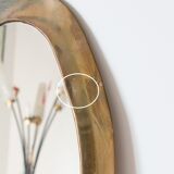 Brass mirror 35 x 19 cm