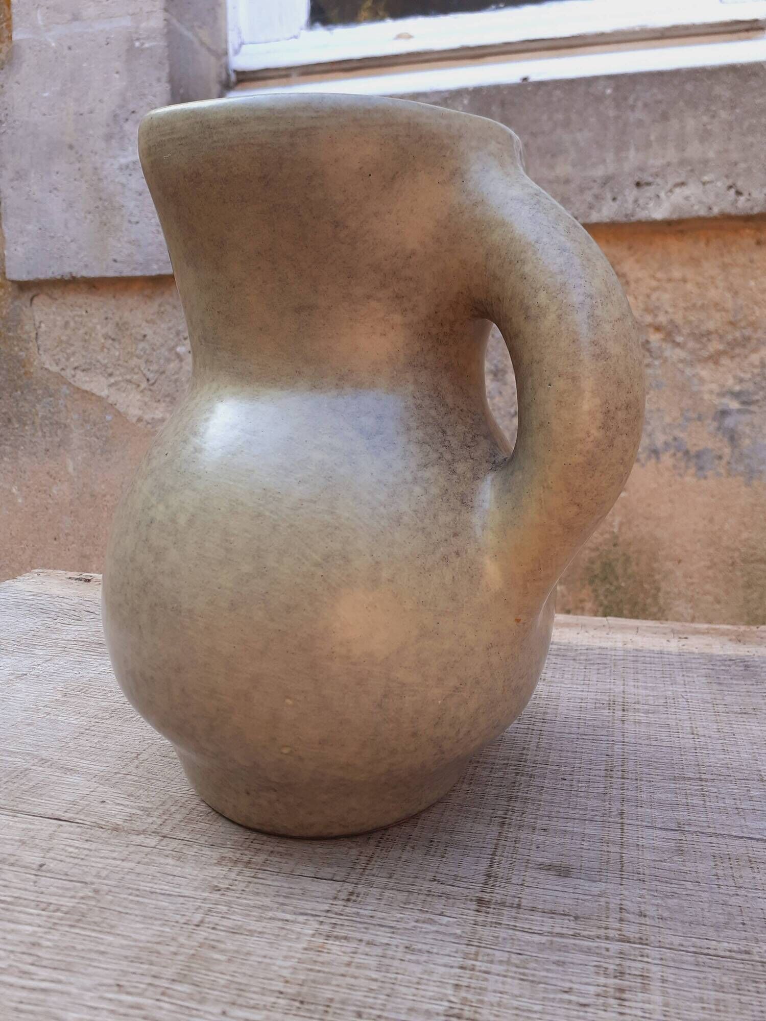 Ceramic pitcher from the 1960s by Max Ildas.