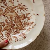 Sepia-colored dish, Congo Longchamp model