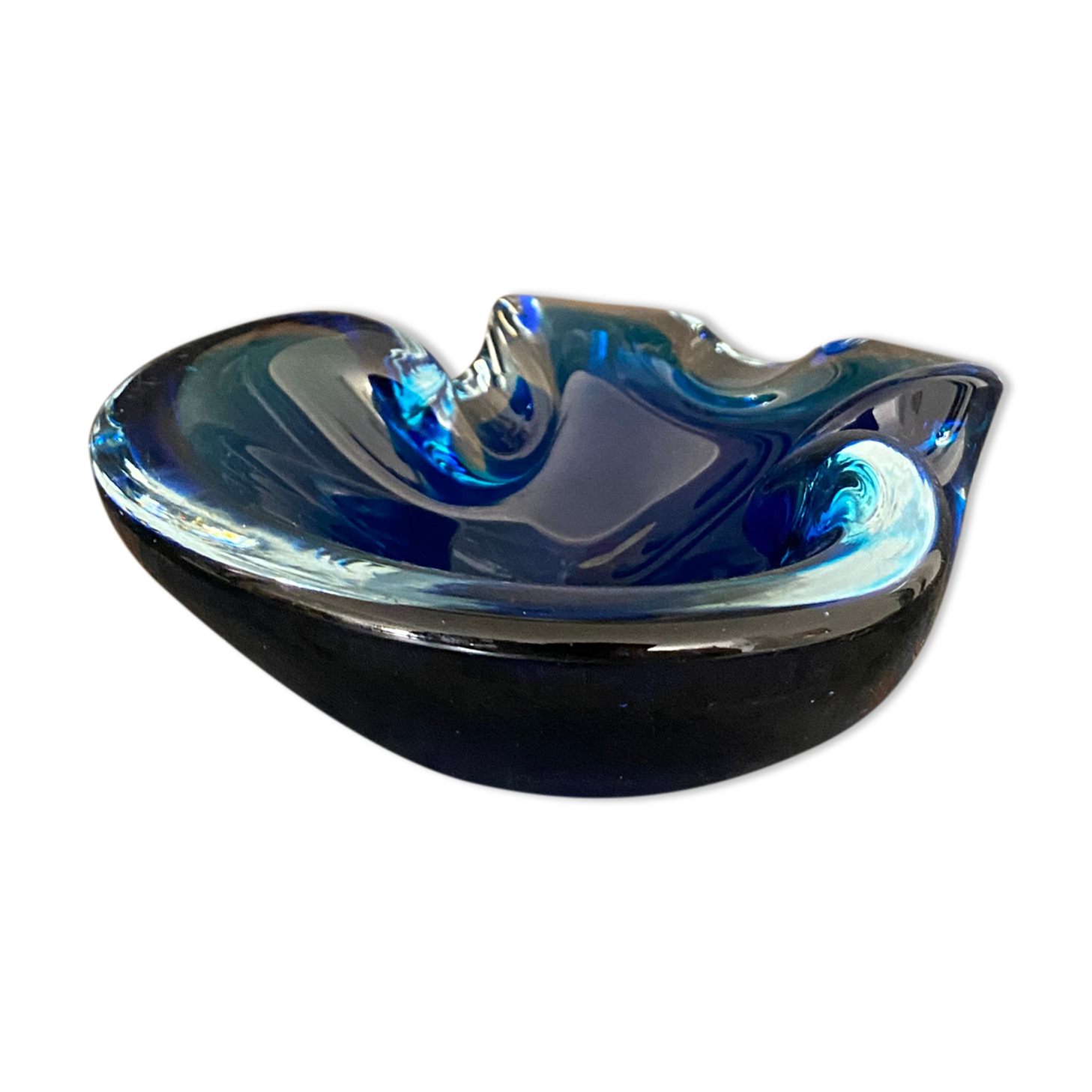 Cendrier verre de Murano vintage