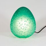 Glass egg lamp 80s
