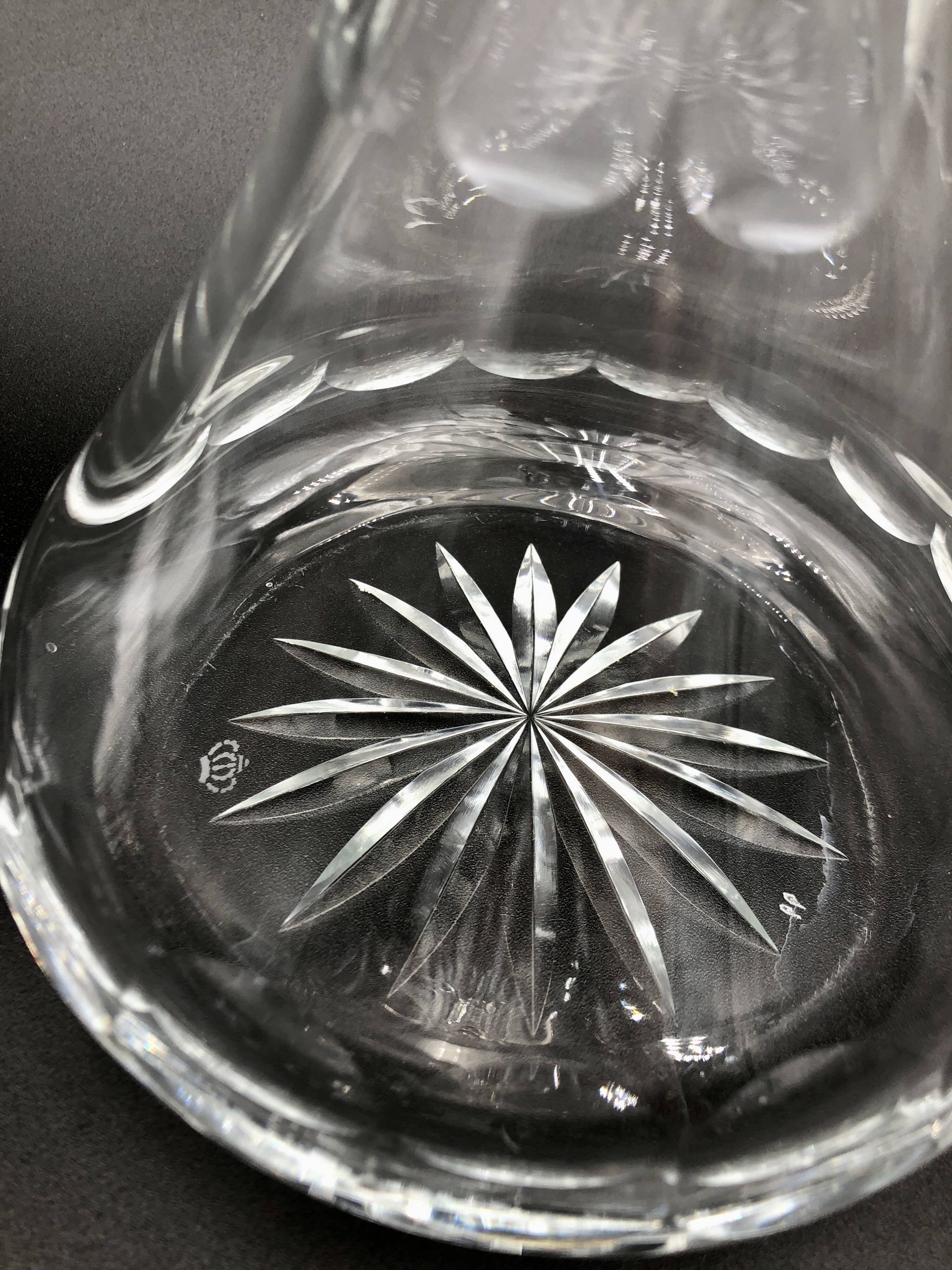 Crystal decanter Val Saint Lambert