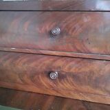 Louis Philippe style mahogany stepped desk