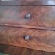 Louis Philippe style mahogany stepped desk