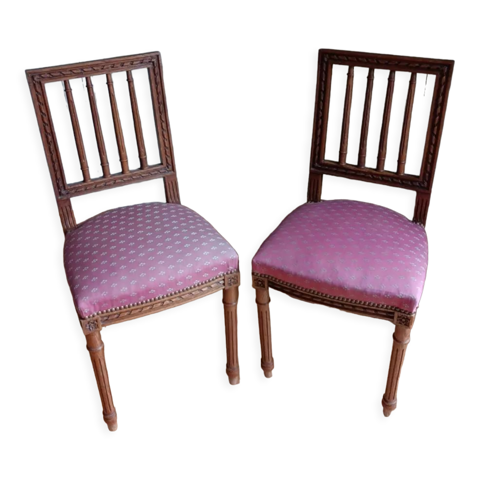 Pair of napoleon lll bedroom chairs