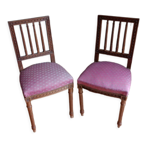 Paire de chaises de chambre Napoleon