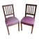 Paire de chaises de chambre  Napoleon lll