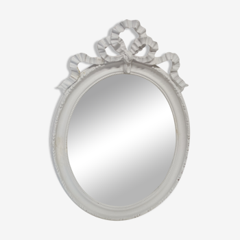 Ancient mirror Louis XVI oval - 68x48cm