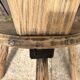 Chaise d’enfant rustique artisanale, tree trunk, esprit wabi-sabi