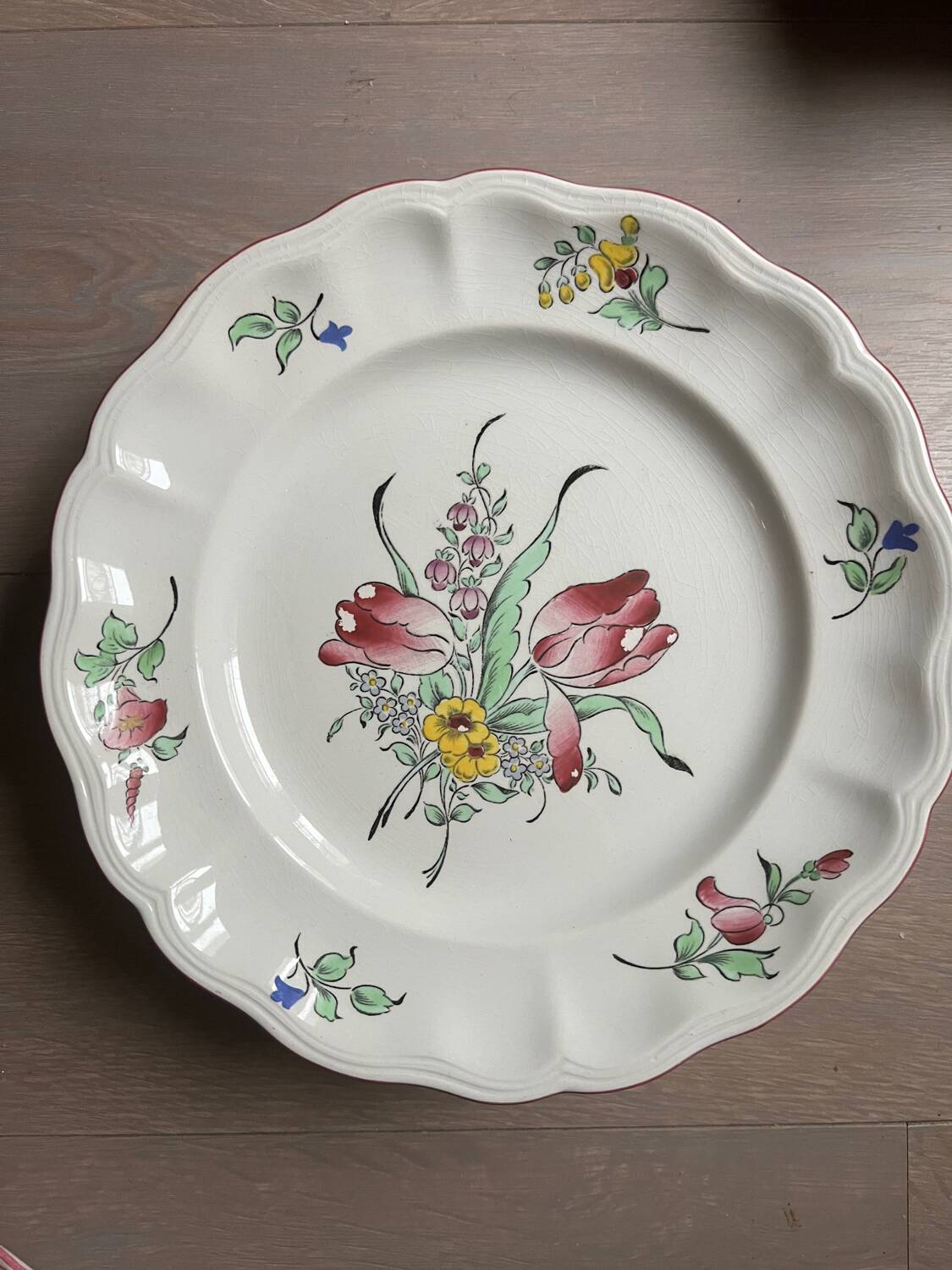 Luneville KG - set of 6 large plates