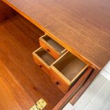 Commode secrétaire en teck danois vintage des années 1960 par Børge Mogensen