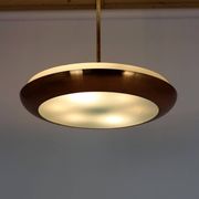 Bauhaus UFO Pendant Lamp by Josef Hurka for Napako, 1930s