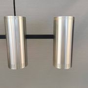 Very beautiful and rare Cylinder IV hanging lamp designed by Jo Hammerborg for Fog og Mørup in 1966.