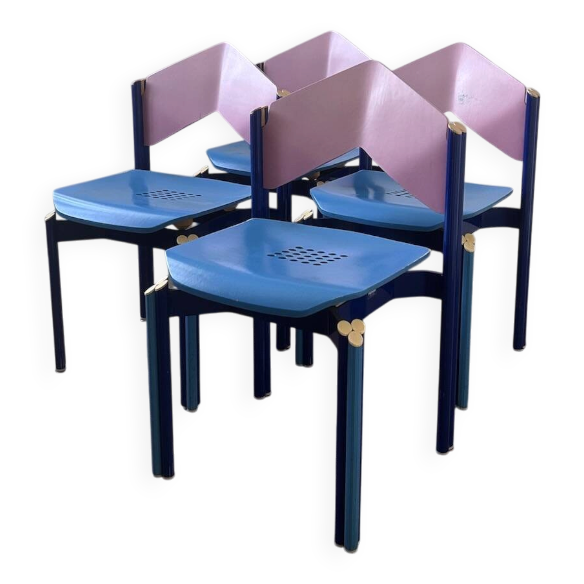 Set of 4 chairs from the 80s