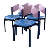 Set of 4 chairs from the 80s