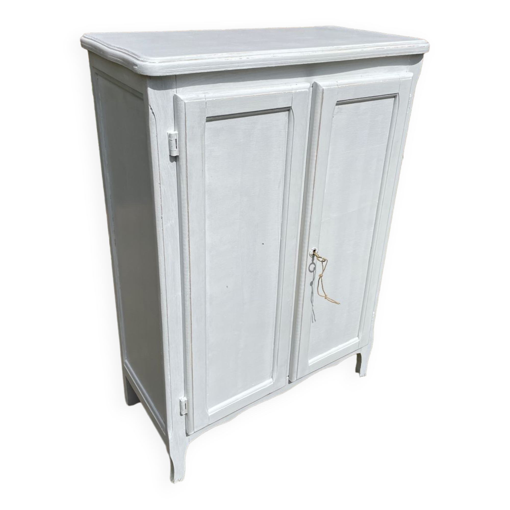 Vintage white Parisian sideboard 1970