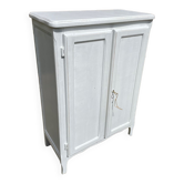 Buffet parisien blanc vintage 1970