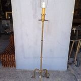 Brutalist beaten iron floor lamp ep 1940/50