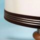 Lampe de table bohémienne années 60, lampe de chevet en bois space age