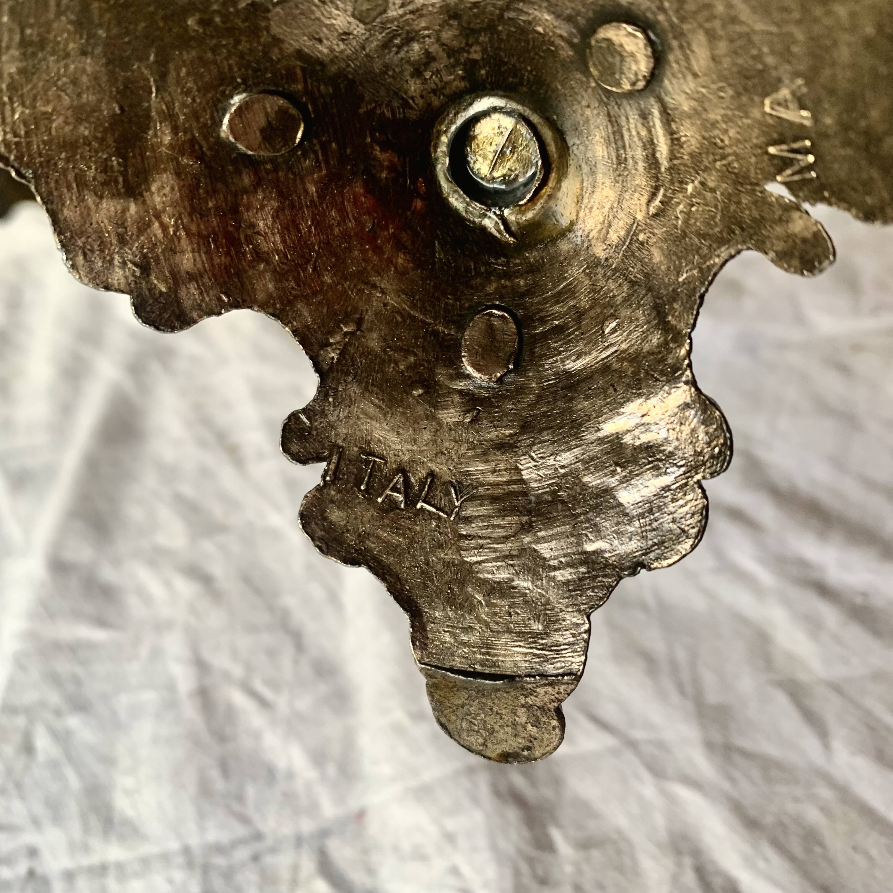 Pair of vintage brass candlesticks - Made in Italy