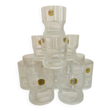 Verres cristal d’arques vintage