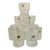 Verres cristal d’arques vintage