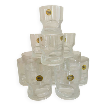Vintage Arques crystal glasses