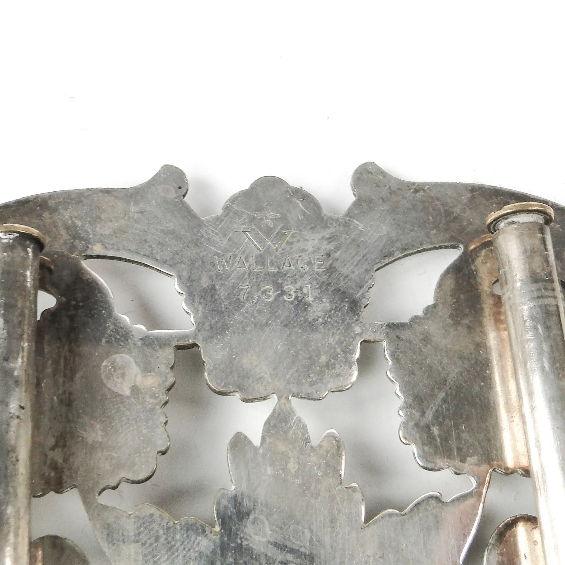 Rococo  tray, silver-plated brass, Denmark, 1960s