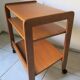 small danish trolley or sidetable in teak  from the 70s