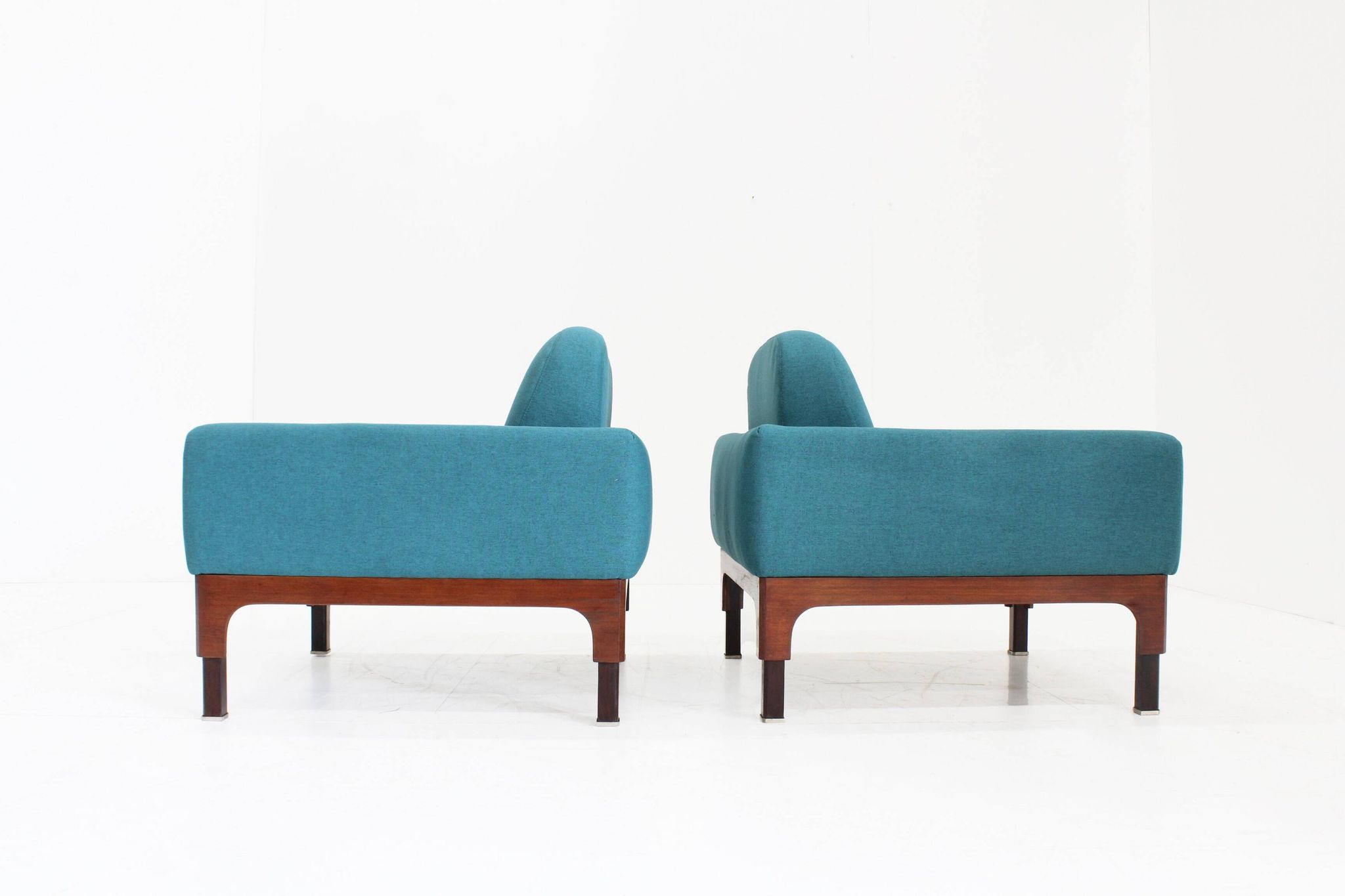 Mid Century Pair of "Romantica" Armchairs by Piero Ranzani for Elam , 1950s