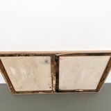 Abstract diptych "deconstructed architecture", France 1970