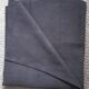 Nappe de campagne en lin lourd gris foncé