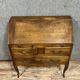 Commode scriban style Louis XV en noyer massif vers 1920-1940