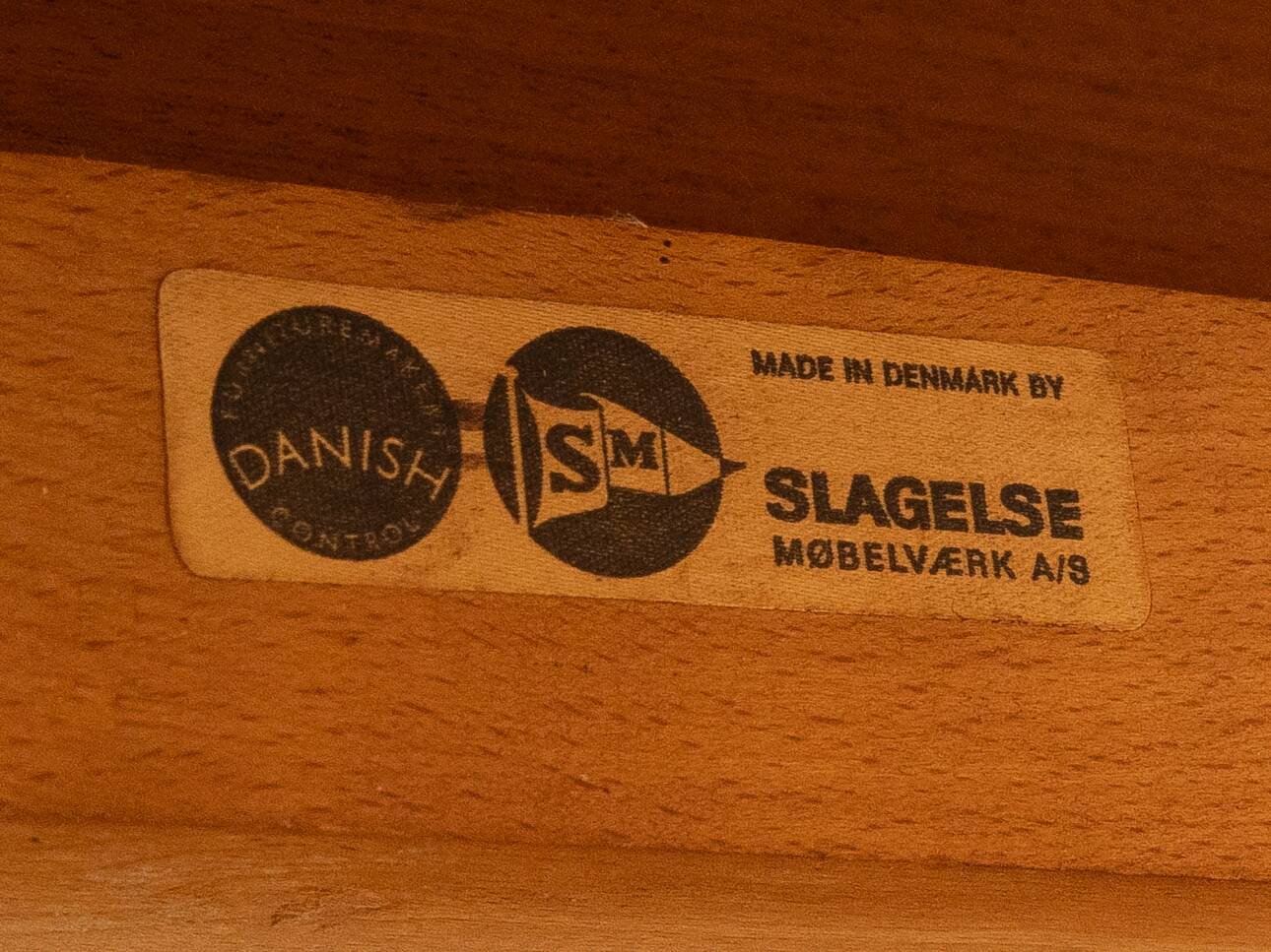 Table à manger des années 1960, Slagelse Møbelvaerk