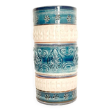 Ceramic roller vase, Italy 1970