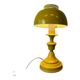 Miniature vintage yellow desk lamp