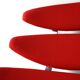 Red Corona Chair by Poul M. Volther
