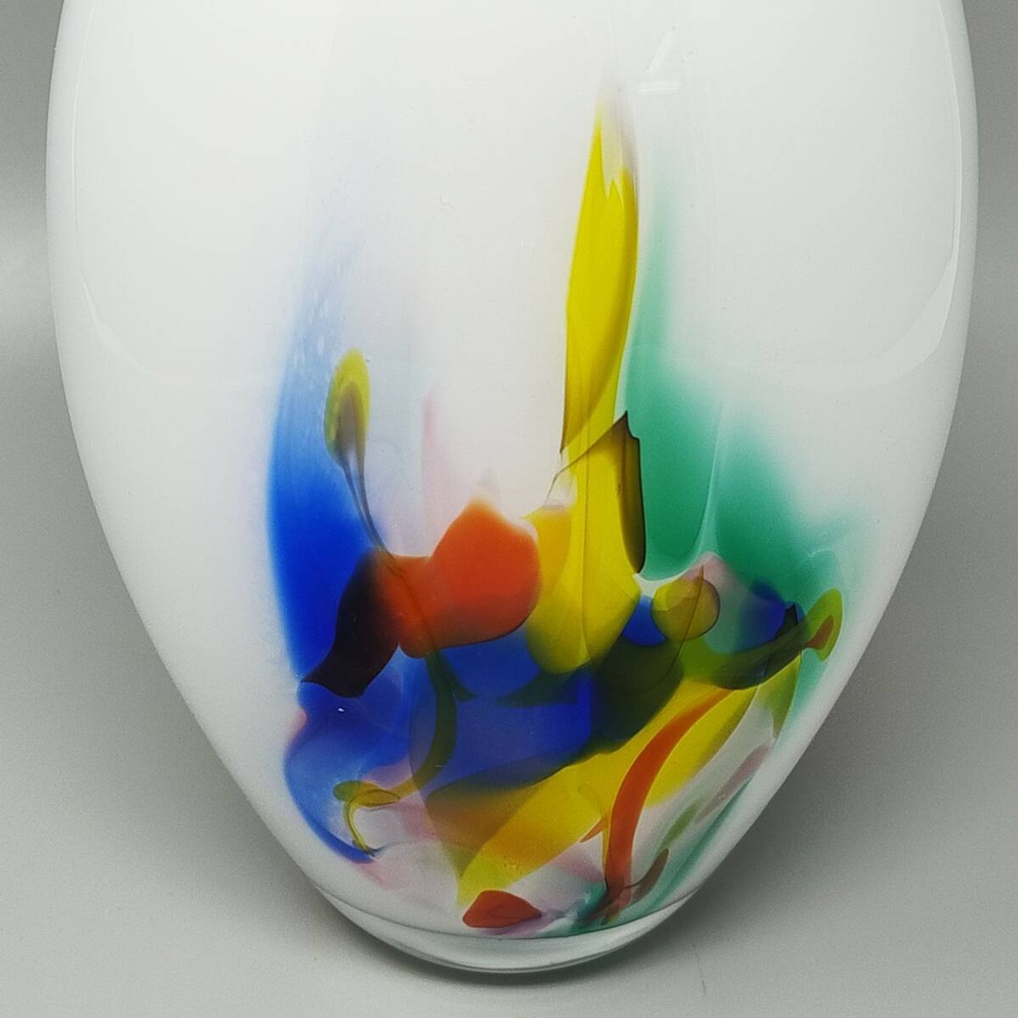 Vase des années 1970 fabriqué à la main à Murano