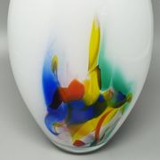 Vase des années 1970 fabriqué à la main à Murano