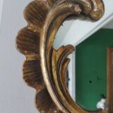 Mirror XIXth gilded wood and mercury ice 61x45cm