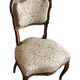 Salon complet style Louis XV italien canapé fauteuil chaise