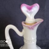 Spirits service for 4 people (6 pieces) in Paris porcelain, signed and numbered