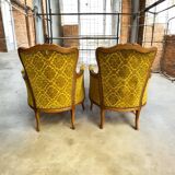 2 retro baroque armchairs
