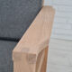 1970s, danish armchair, reupholstered, furniture wool, beech wood