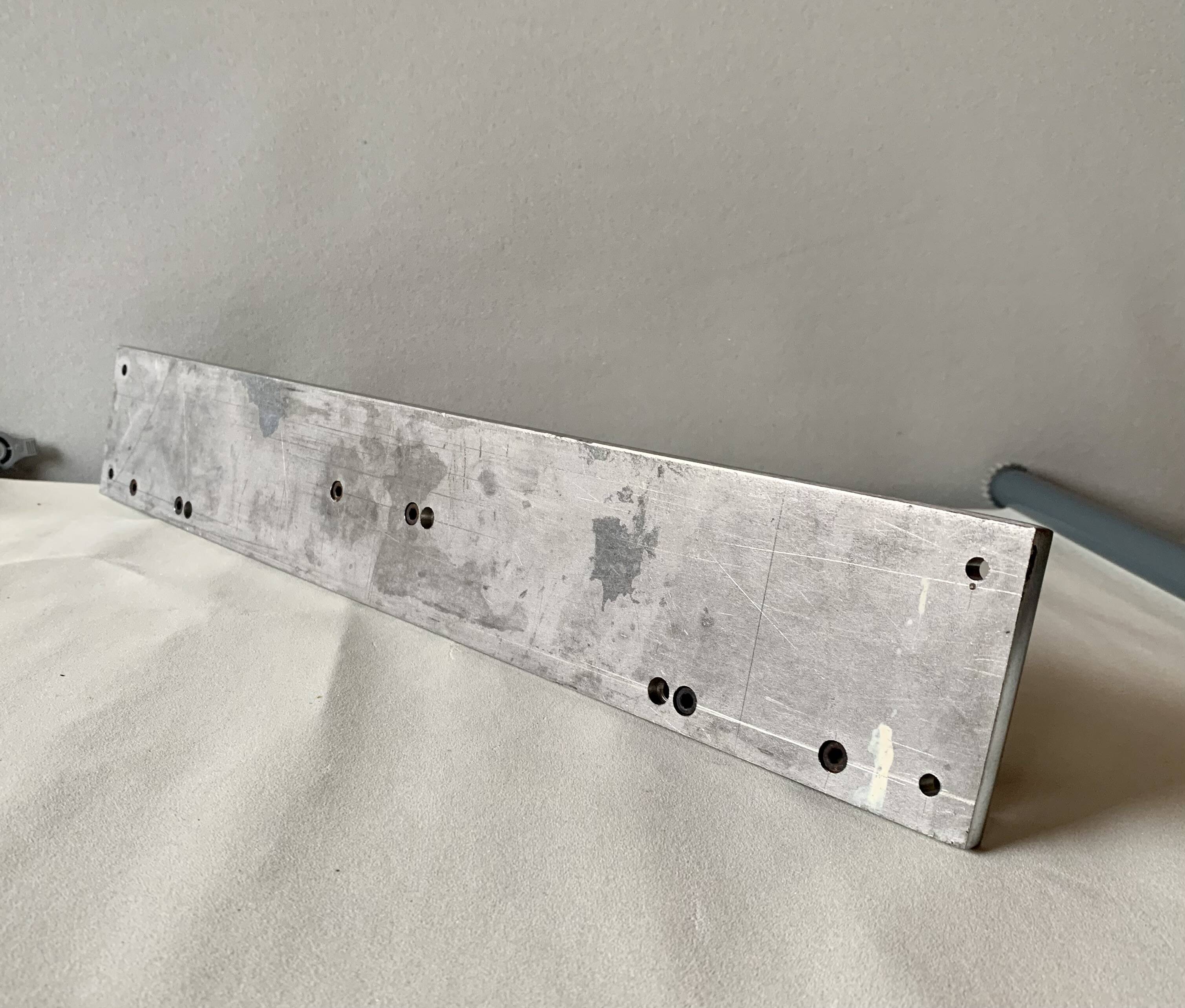 Vintage triple coat steel wall coat rack