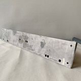 Vintage triple coat steel wall coat rack